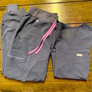 Figs scrub set. Night sky color